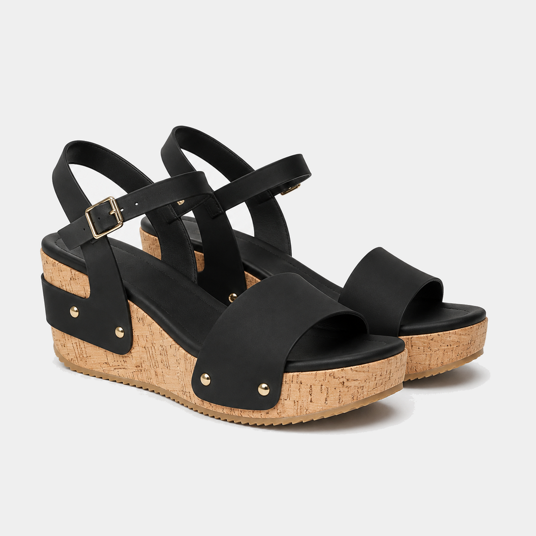 Enikő – minimalistické elegantní sandály na podpatku