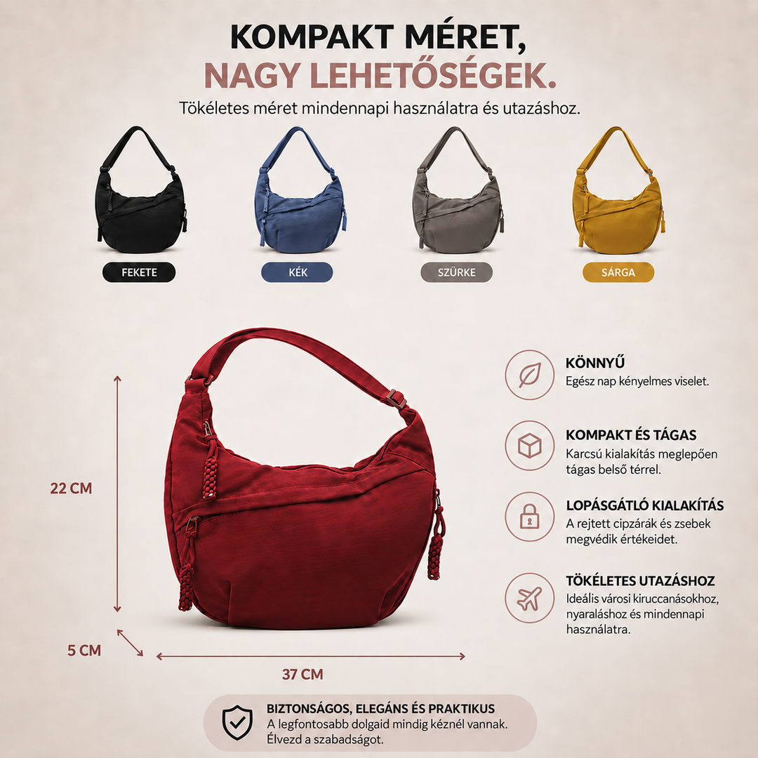 Růžová | Bordó Kabelek přes rameno