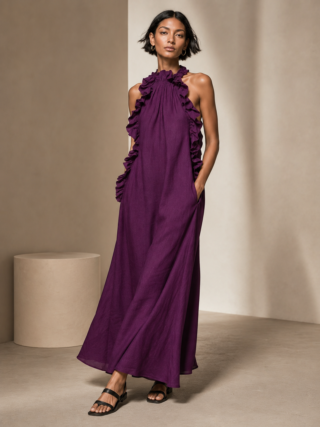 DÓRA | Maxidress s kapsami