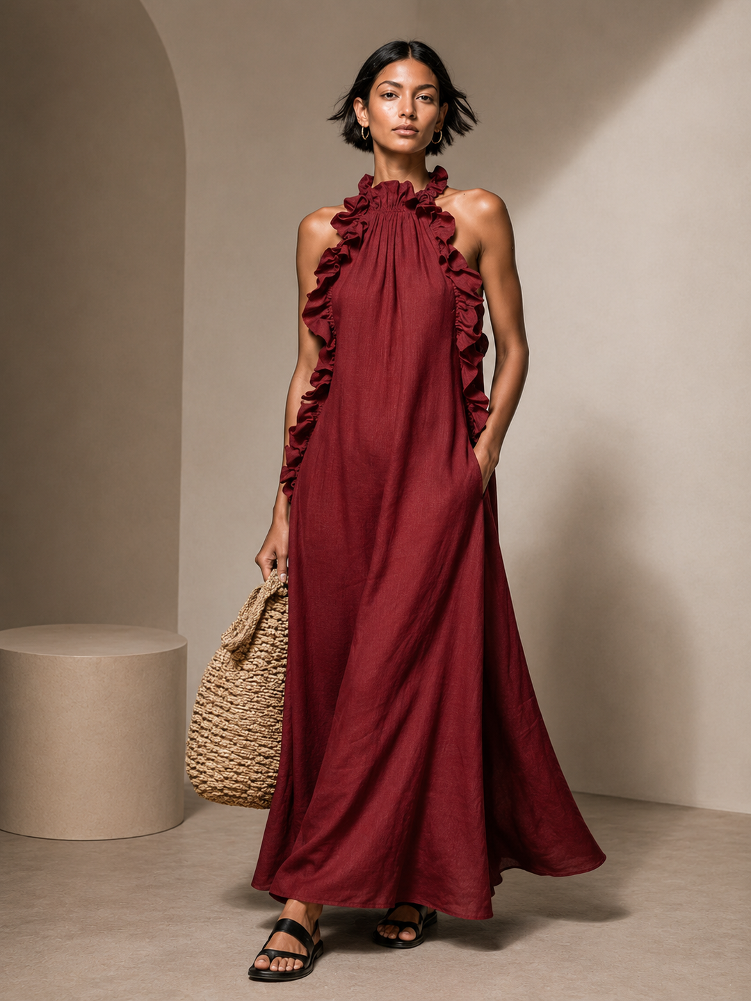 DÓRA | Maxidress s kapsami