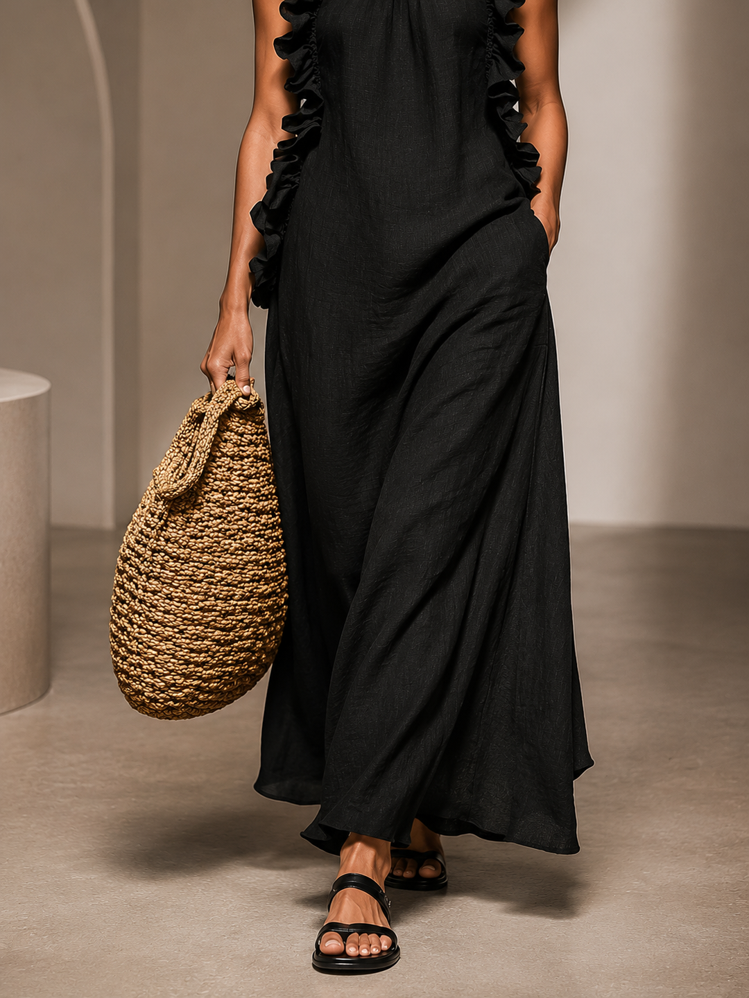 DÓRA | Maxidress s kapsami