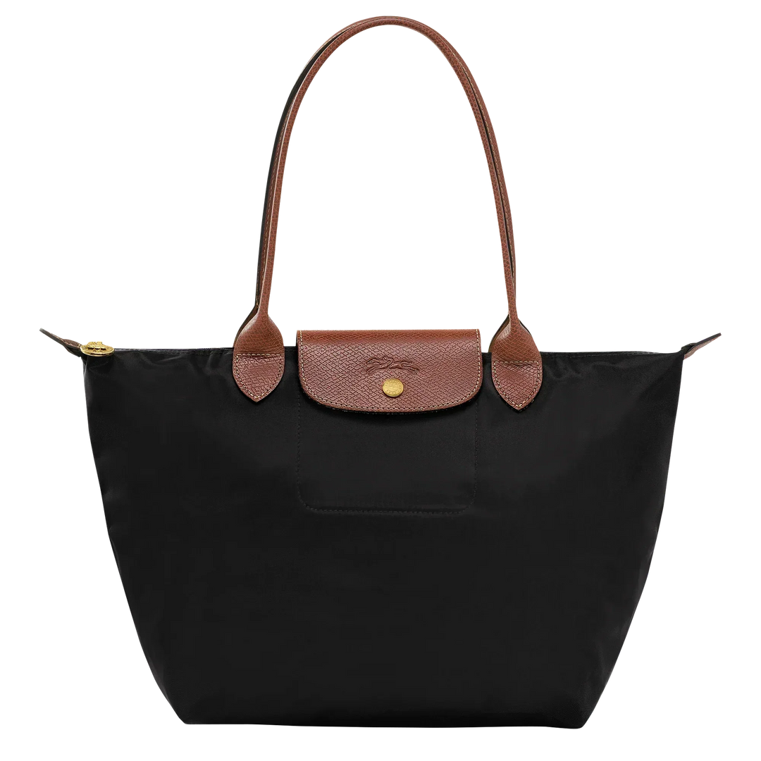 Longchamp - Střední Le Pliage Tote, Černá