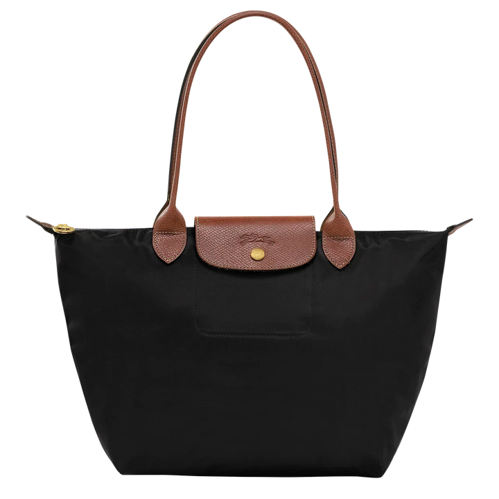 Longchamp - Střední Le Pliage Tote, Černá