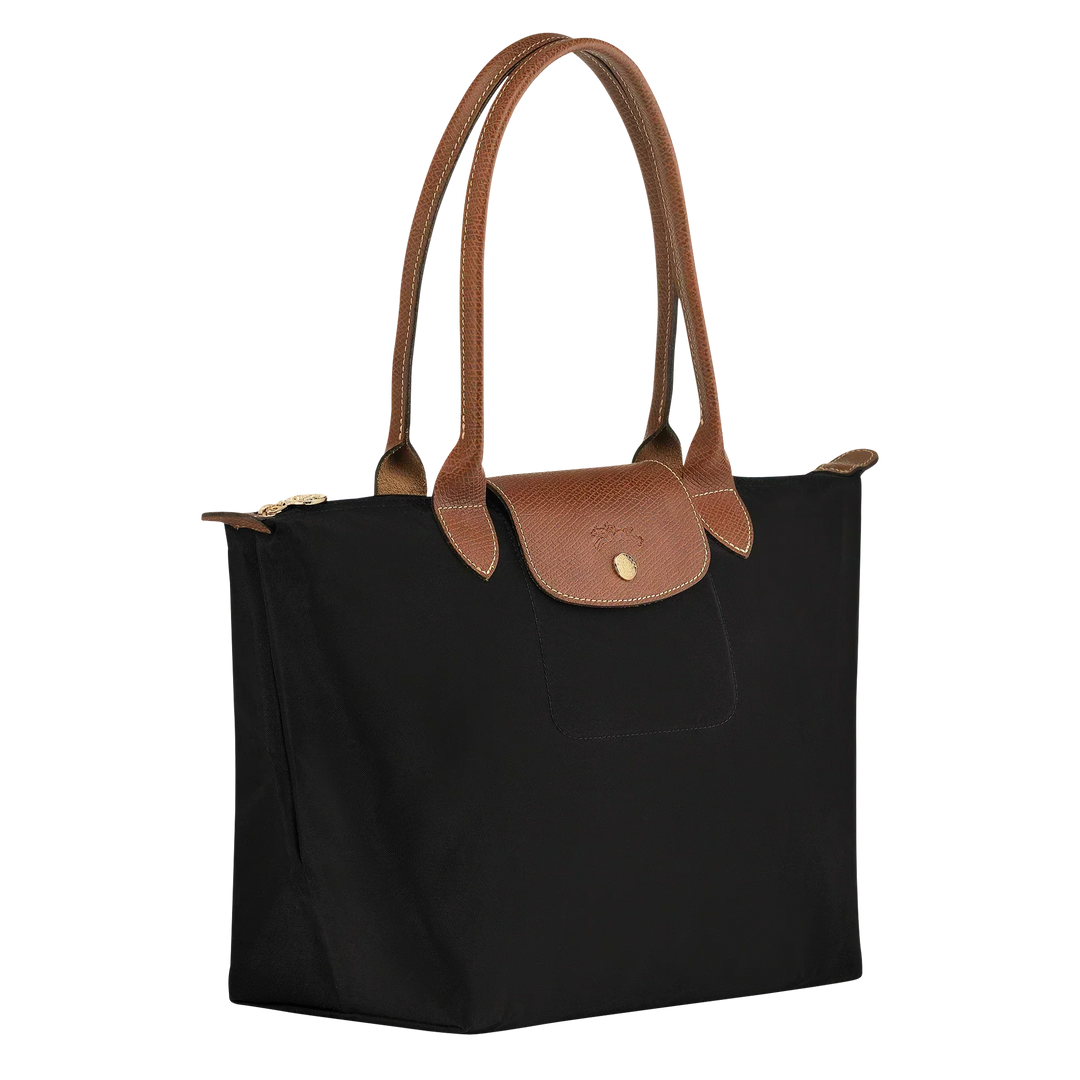 Longchamp - Střední Le Pliage Tote, Černá
