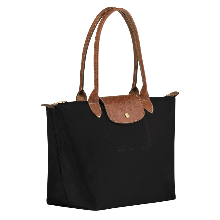 Longchamp - Střední Le Pliage Tote, Černá