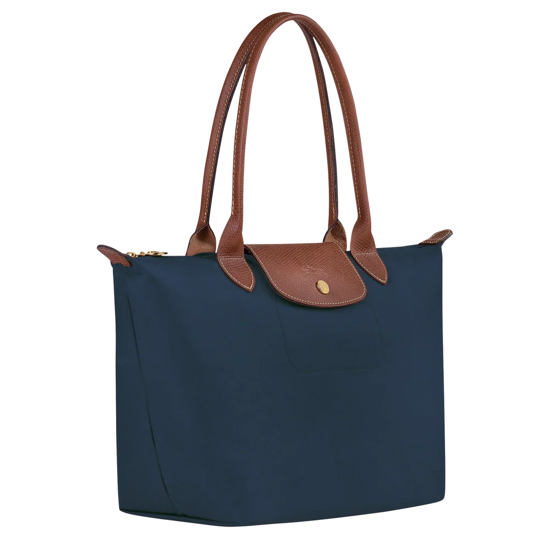 Longchamp - Střední Le Pliage Tote, Námořnická modř