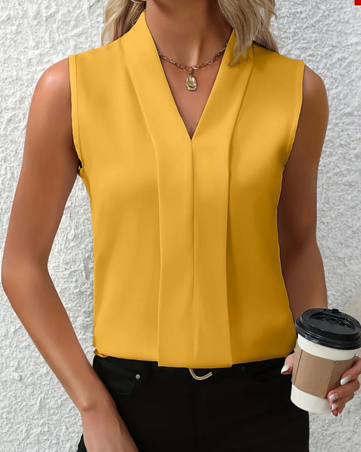 Nicole | Volný, elegantní top s V-výstřihem