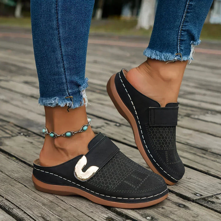 Marcella – elegantní ortopedické klínové sandály
