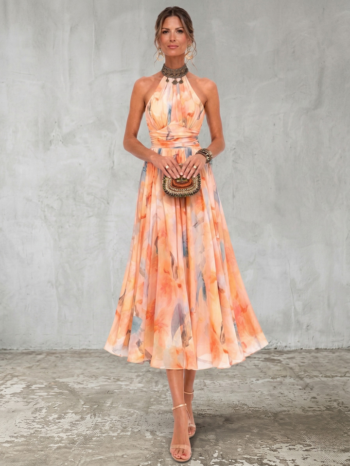 JOHANNA | Maxi šaty s halter dekoltem