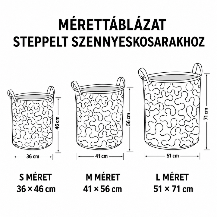 Prošívaný koš na prádlo – Přírodní krajina