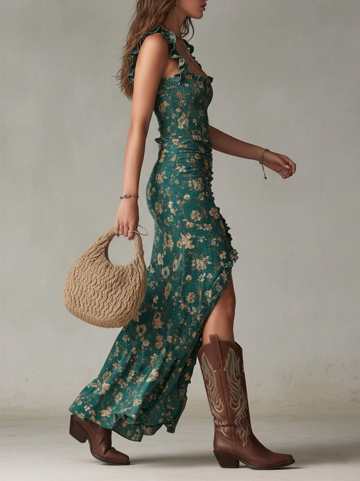 ALÍZ | Maxi šaty v boho retro stylu