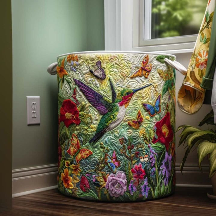 Prošívaný koš na prádlo – Kolibri
